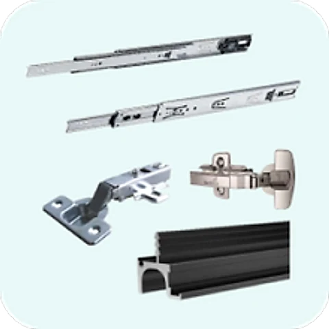 Hinges, Channels & Handles